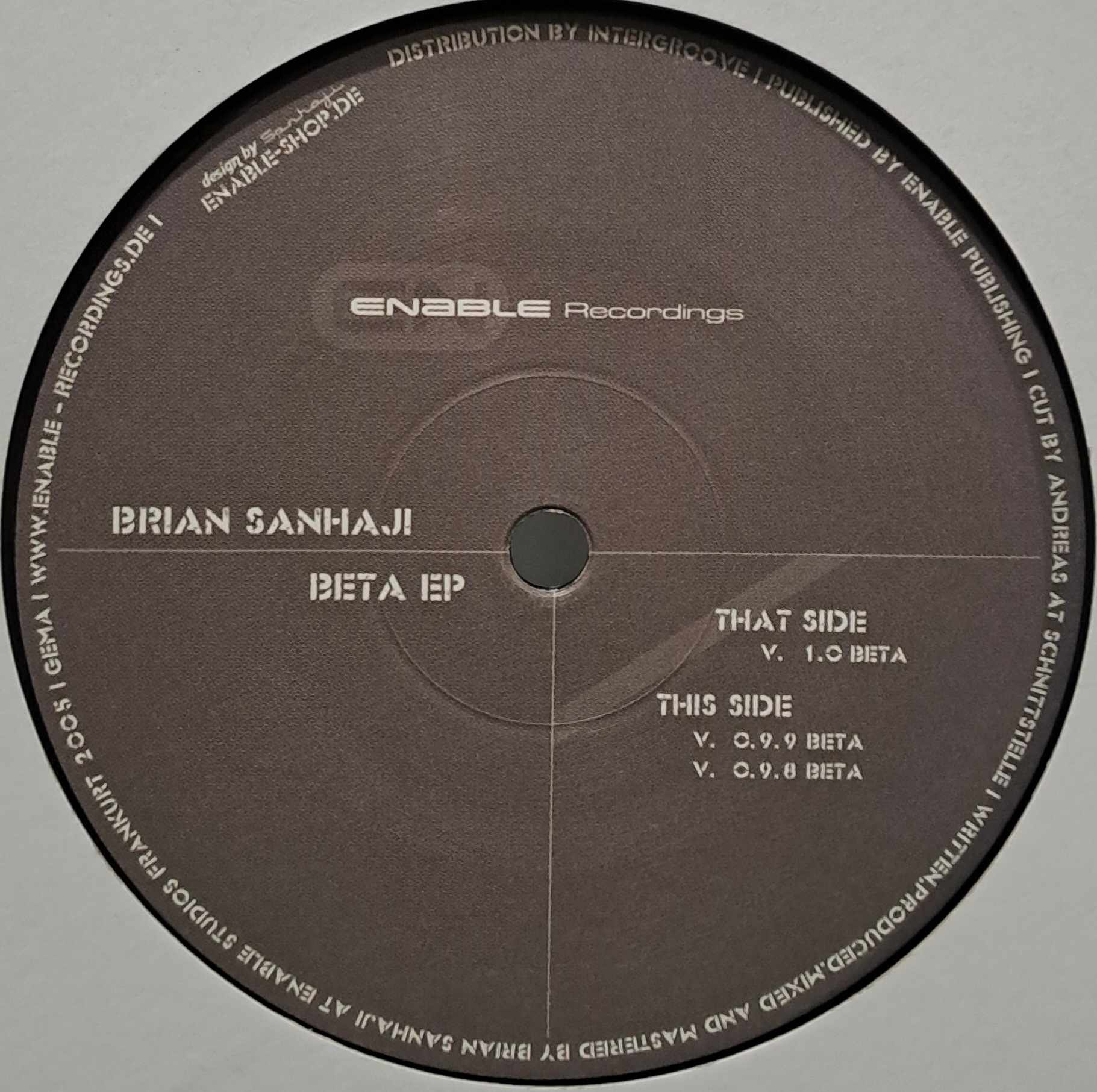 Enable Recordings 13 - vinyle techno